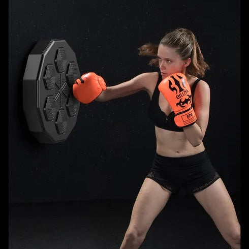 Detailed view of high-fidelity sound system on TunePunch music boxing machine